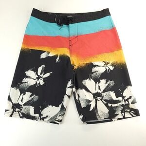 O Neill Board‎ Short Mens 27 Stretch Flex Quick Dry Hyperfreak Floral Hawaiian